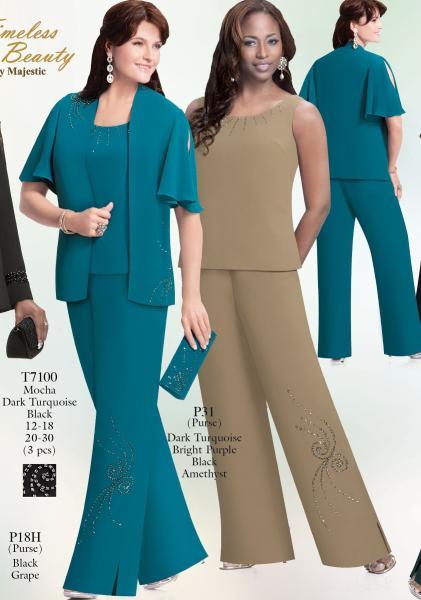 Evening pants suits for womens