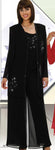 Evening pants suits for womens